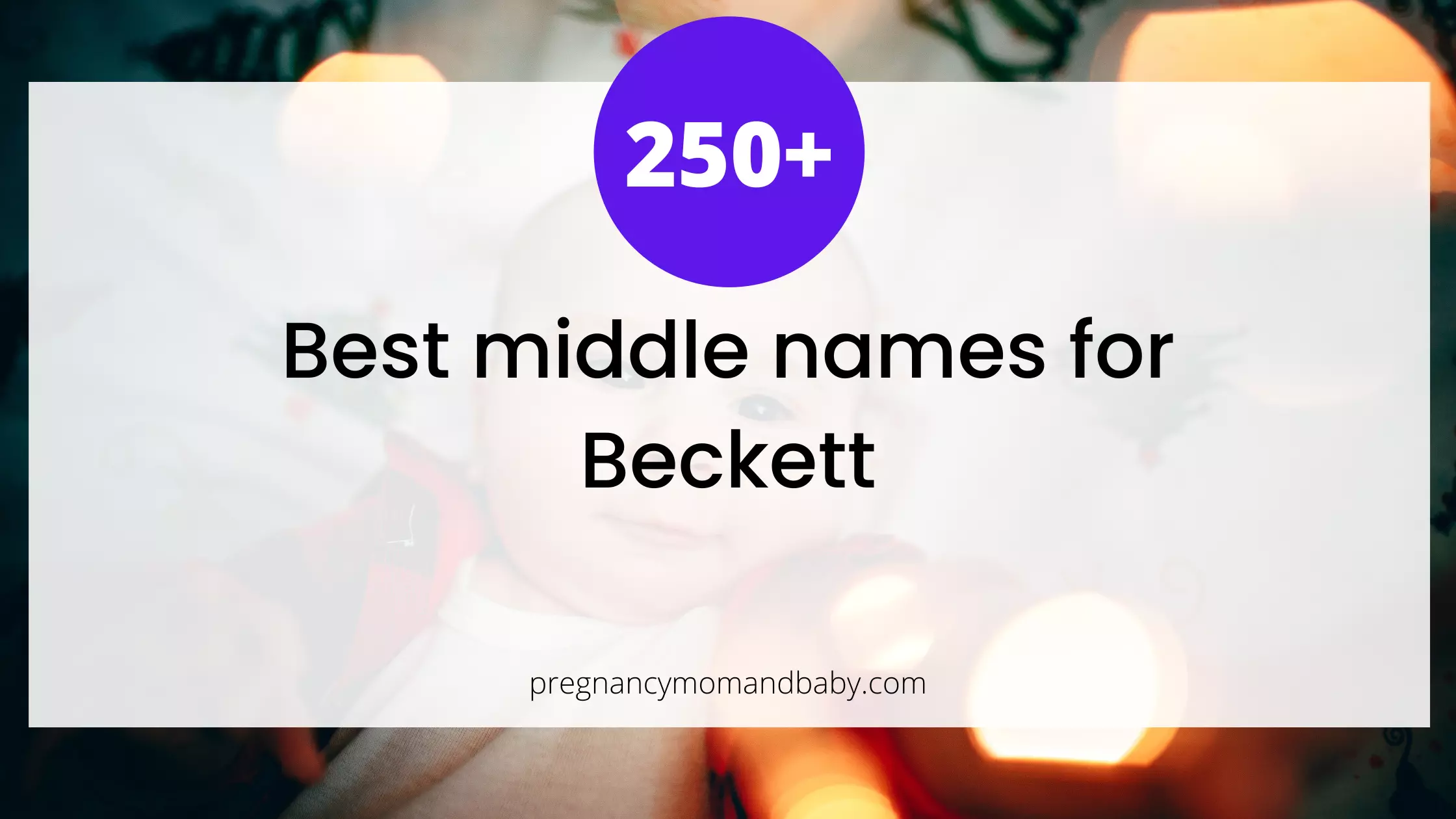 middle names for Beckett