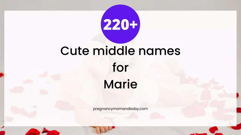middle names for Marie