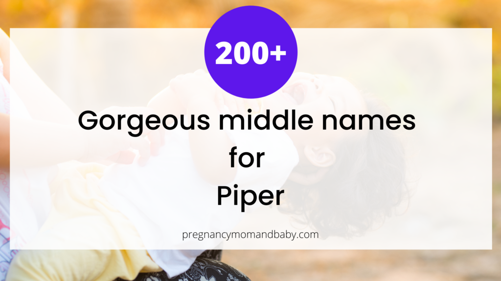 middle names for piper