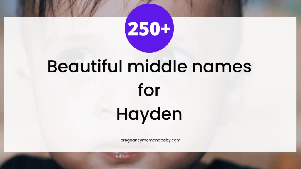 middle names for hayden