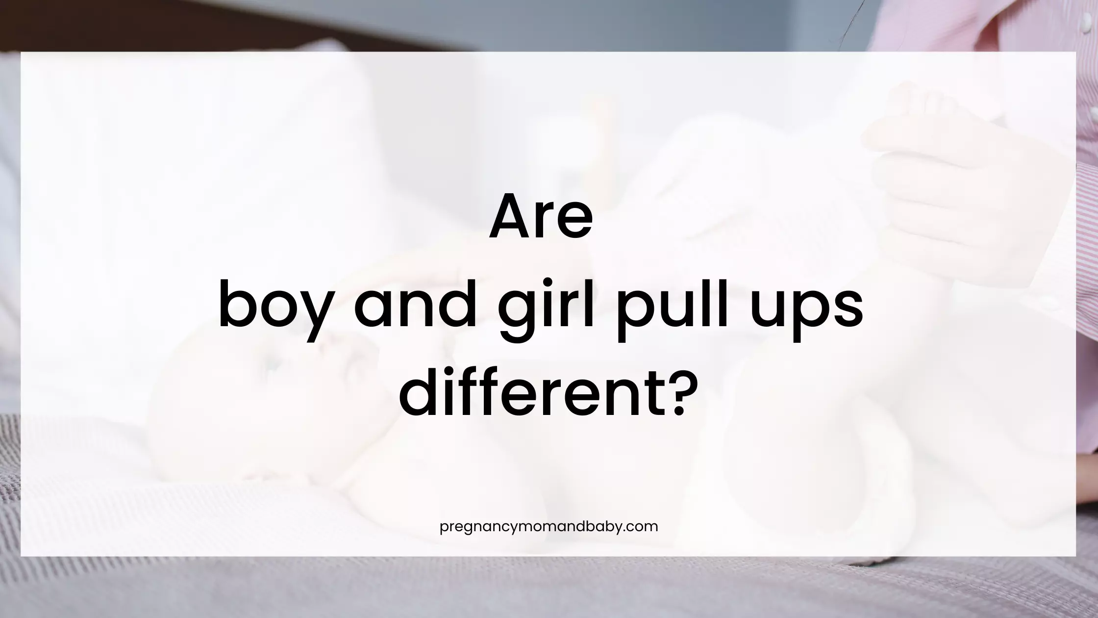 are boy and girl pull ups different