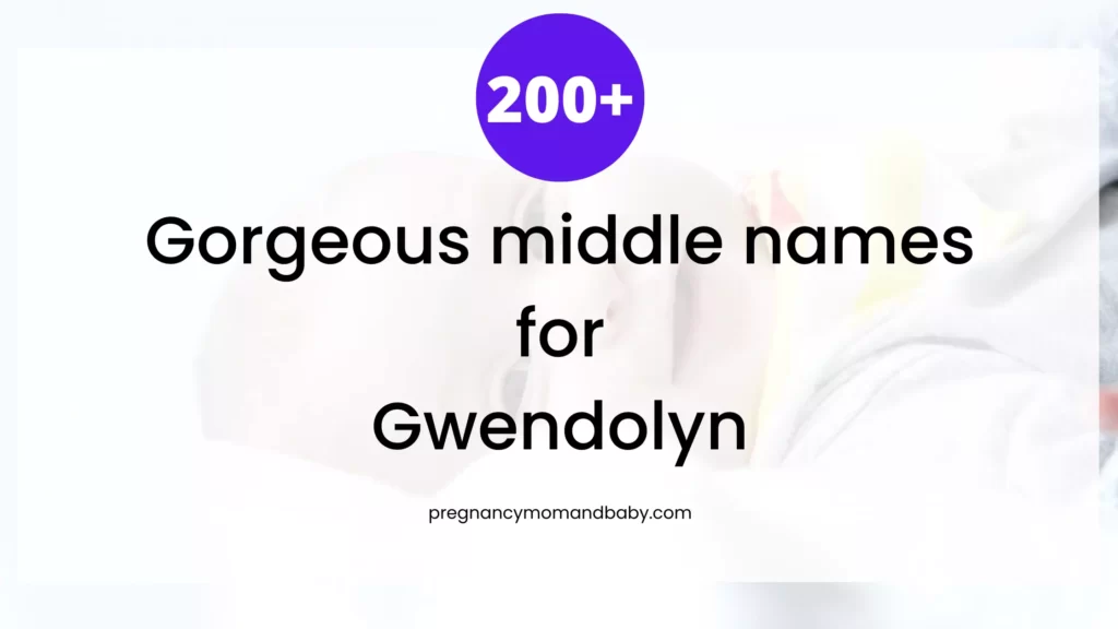 middle names for gwendolyn
