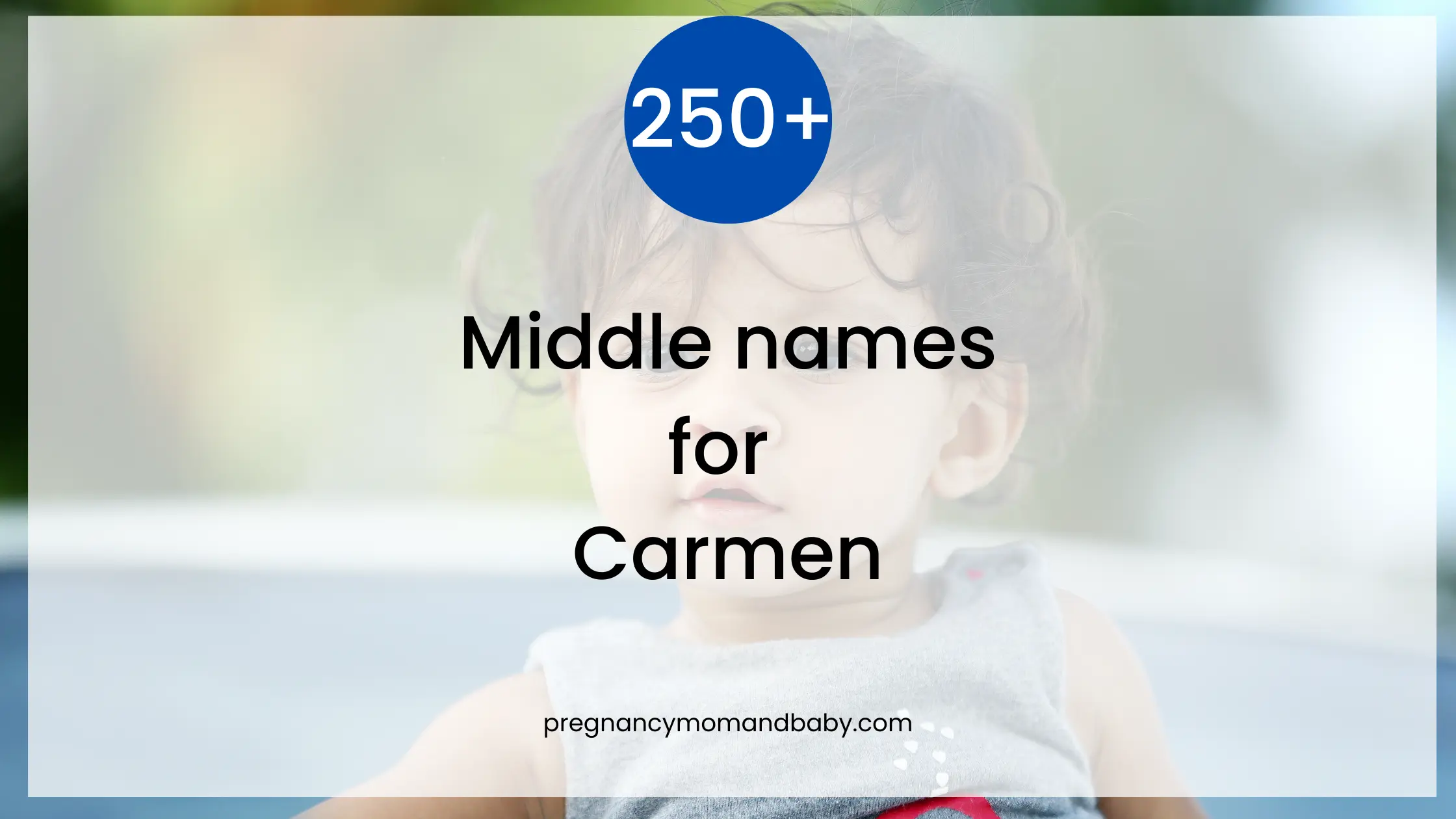 middle names for carmen