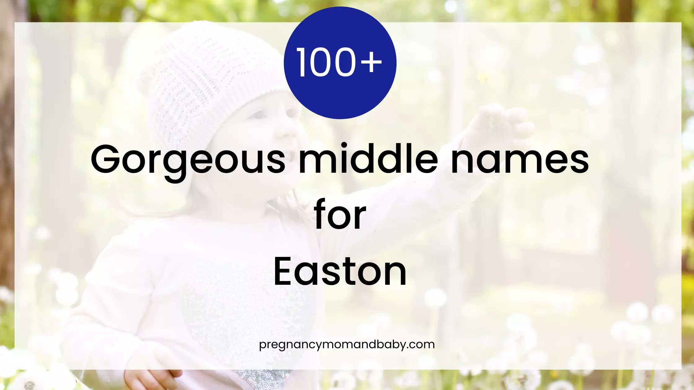 middle names for easton