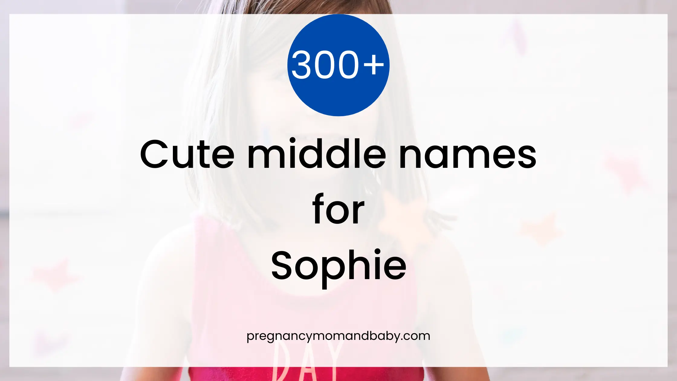 middle names for sophie