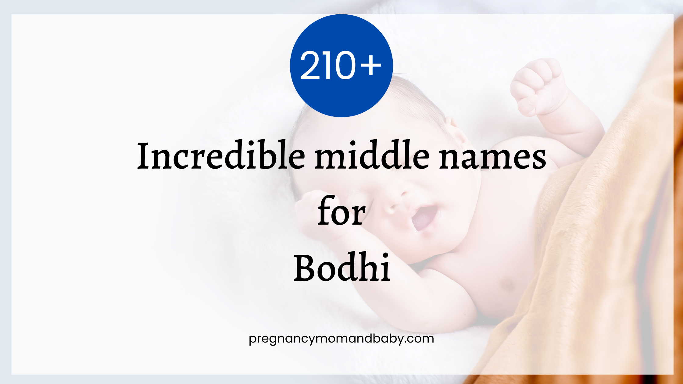 middle names for Bodhi