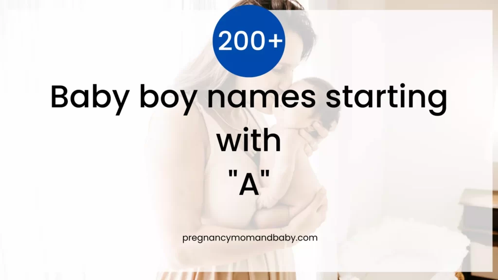 baby boy names starting with A
