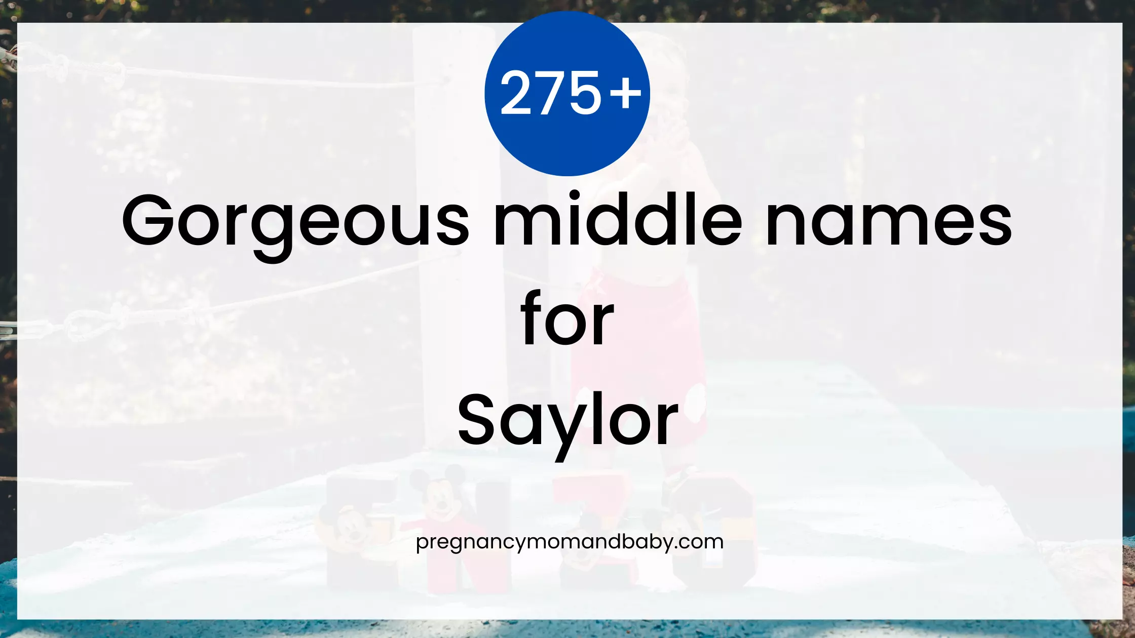 middle names for saylor