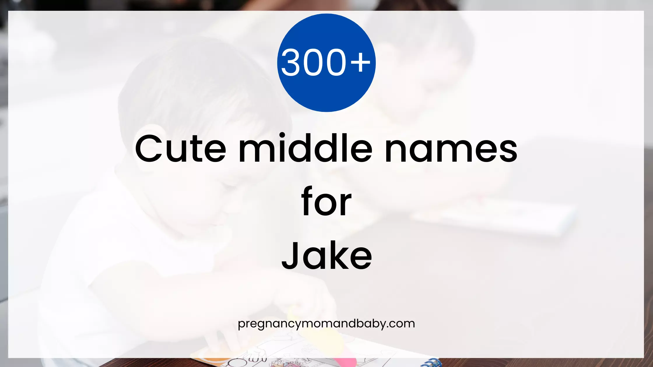 middle names for jake