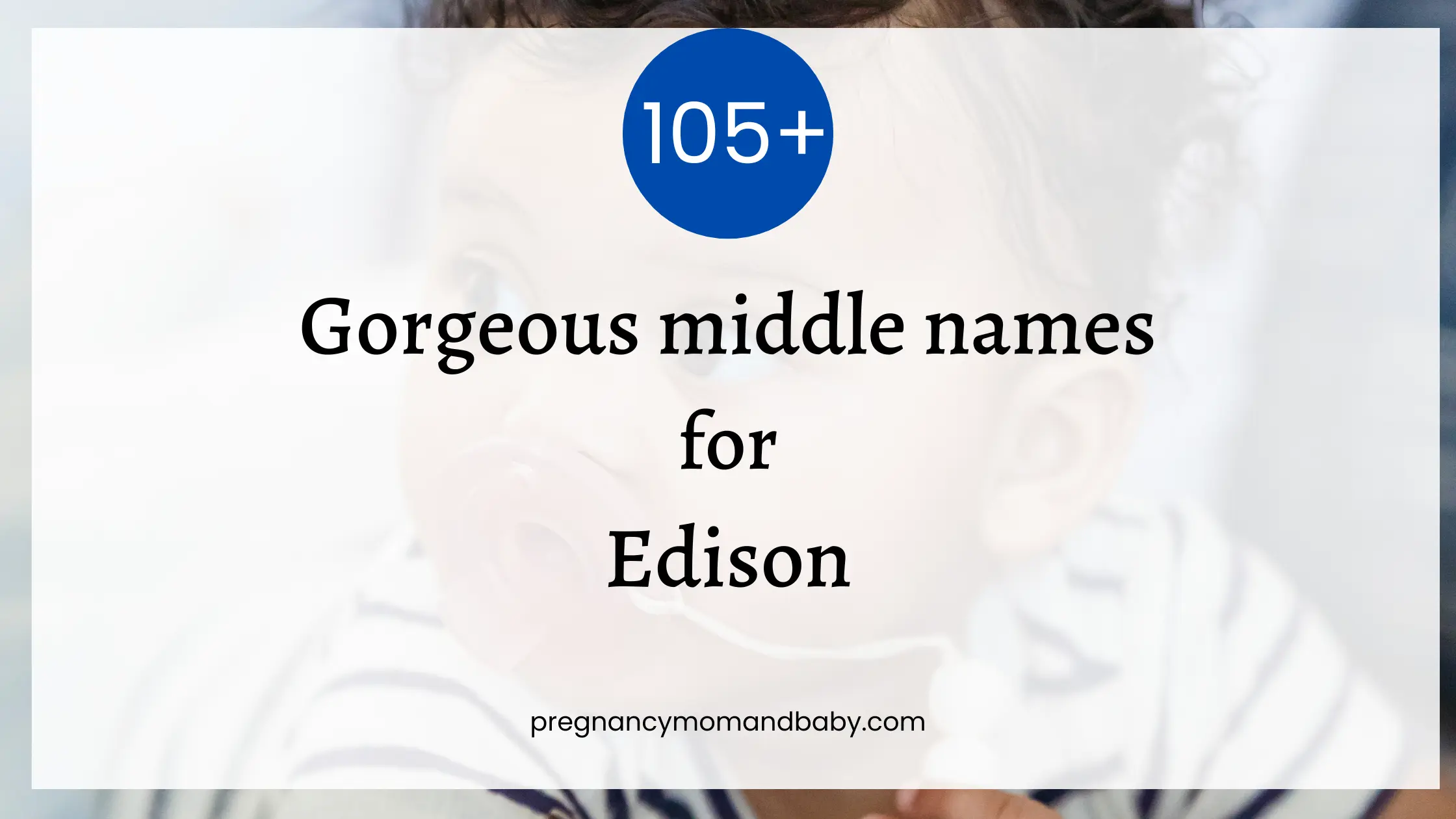 middle names for Edison