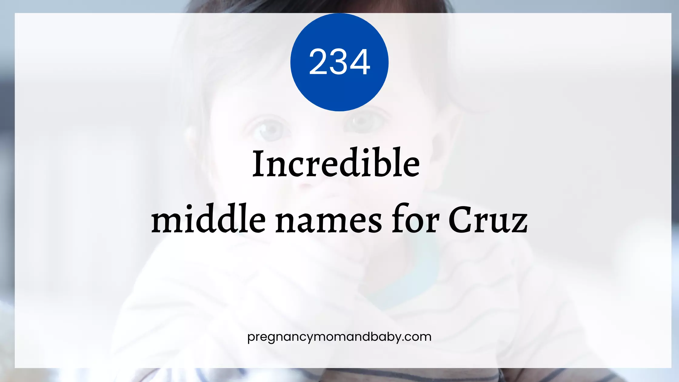 middle names for cruz