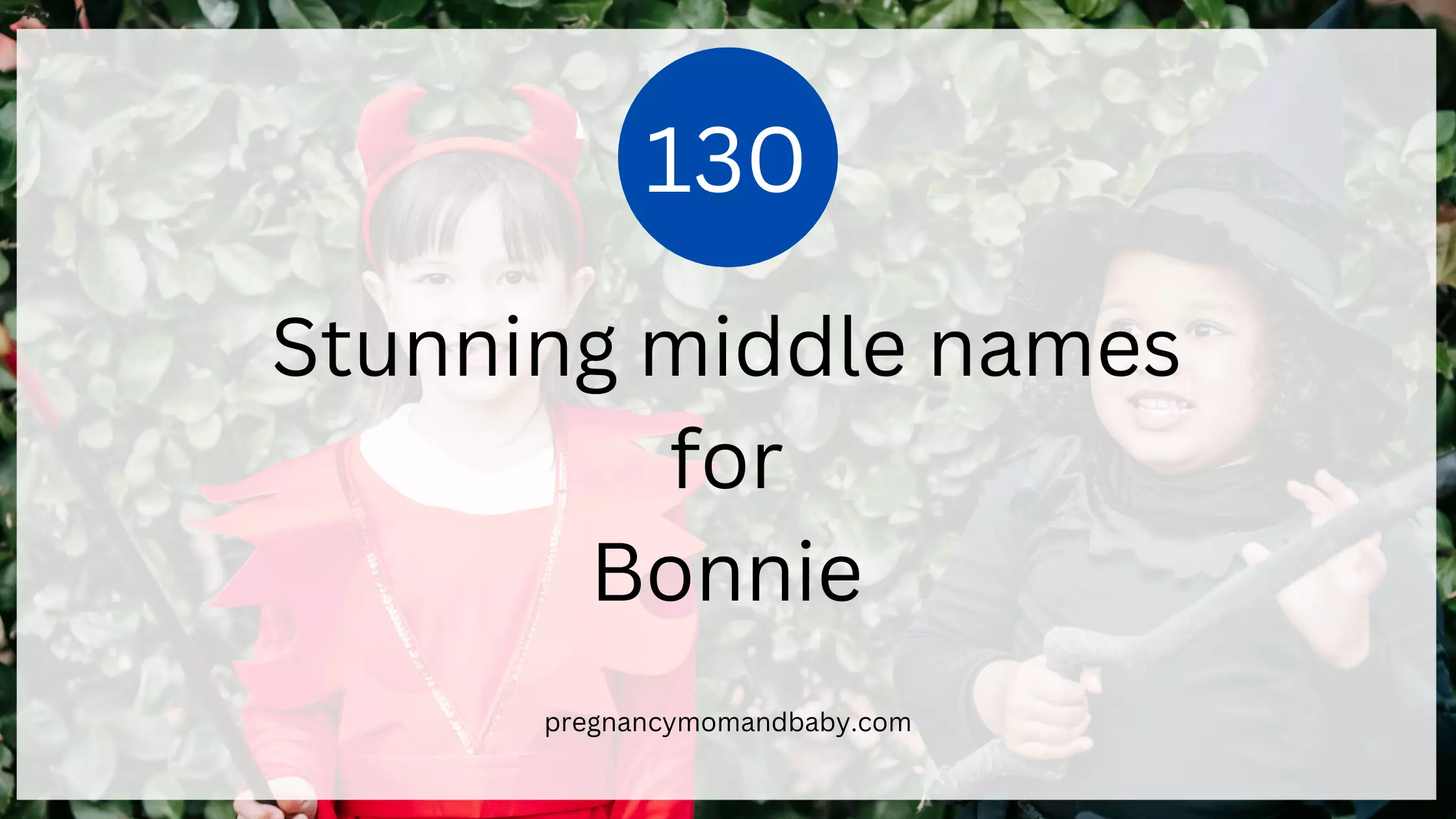  middle names for Bonnie